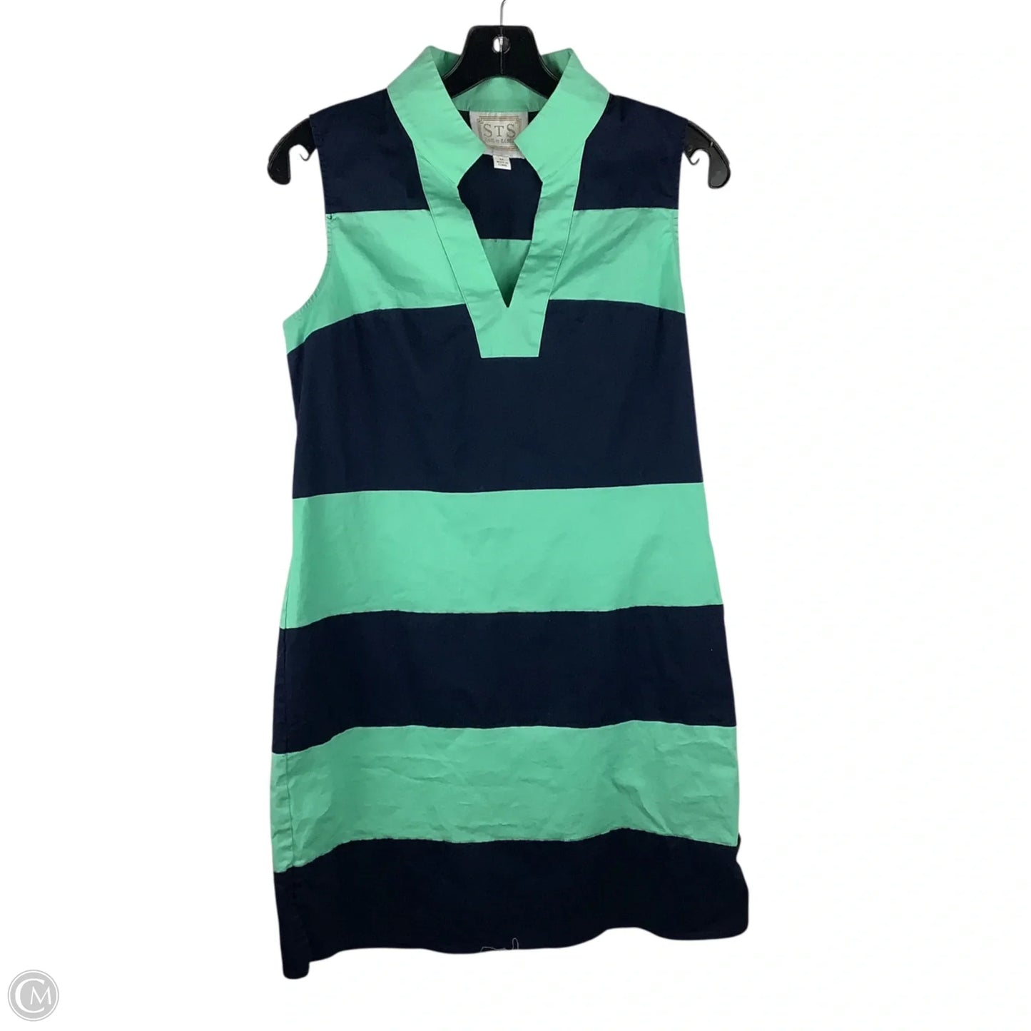 Dress Casual Midi By Sail To Sable In Striped Pattern, Size: M