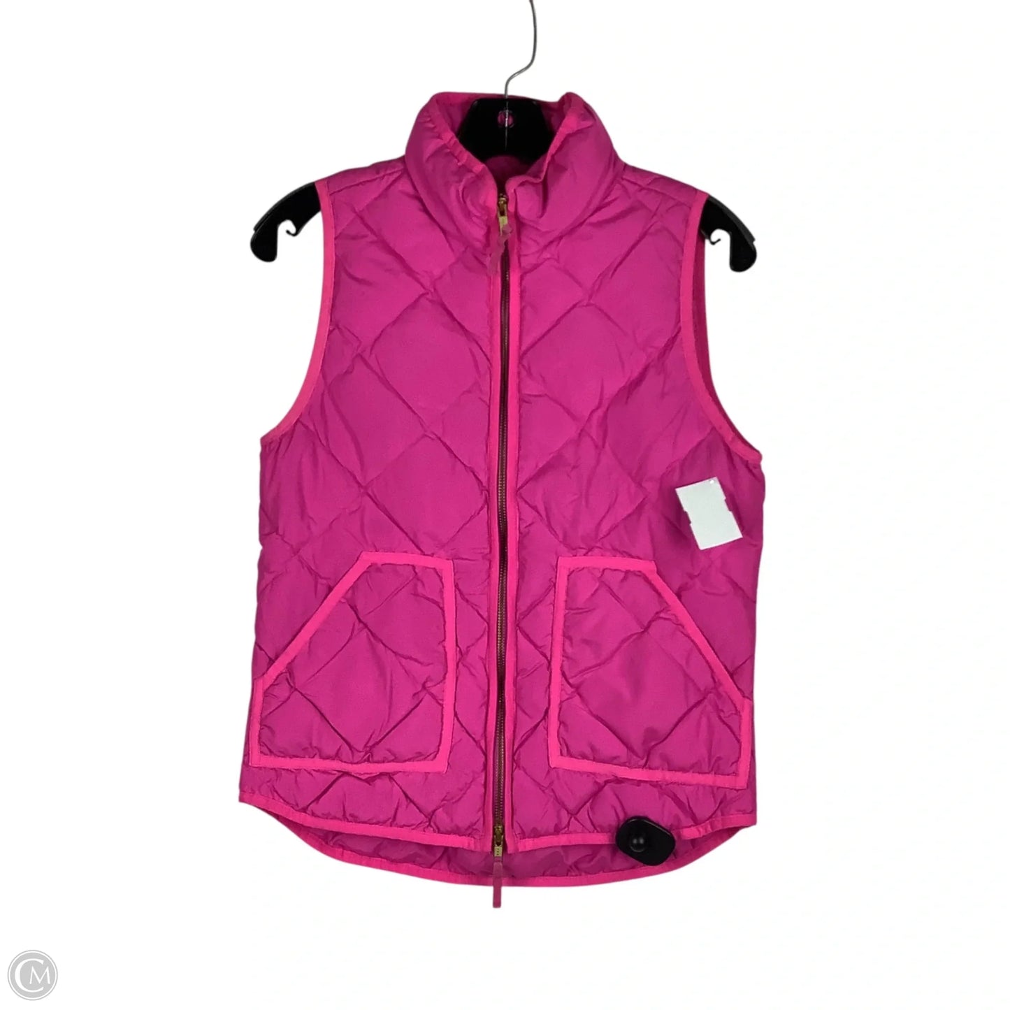 Vest Puffer & Quilted By J. Crew In Pink, Size: Xs
