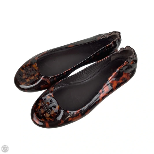 Shoes Designer By Tory Burch In Tortoise Shell Print, Size: 7