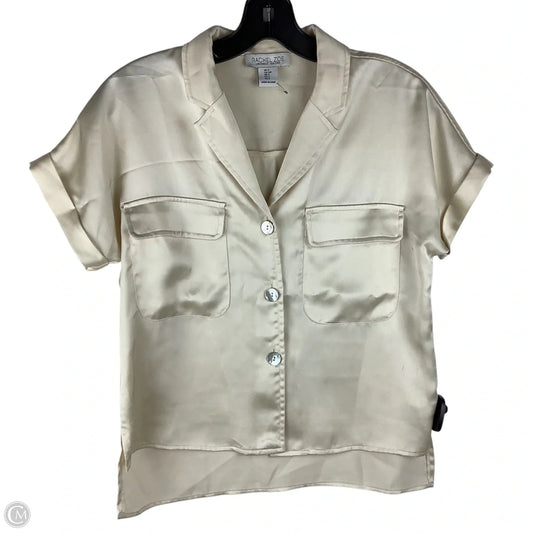 Top Short Sleeve Basic By Rachel Zoe In Cream, Size: S