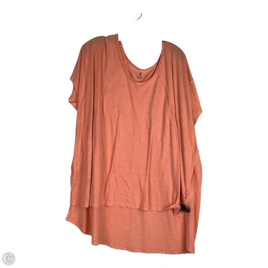 Top Short Sleeve By Free People In Peach, Size: S