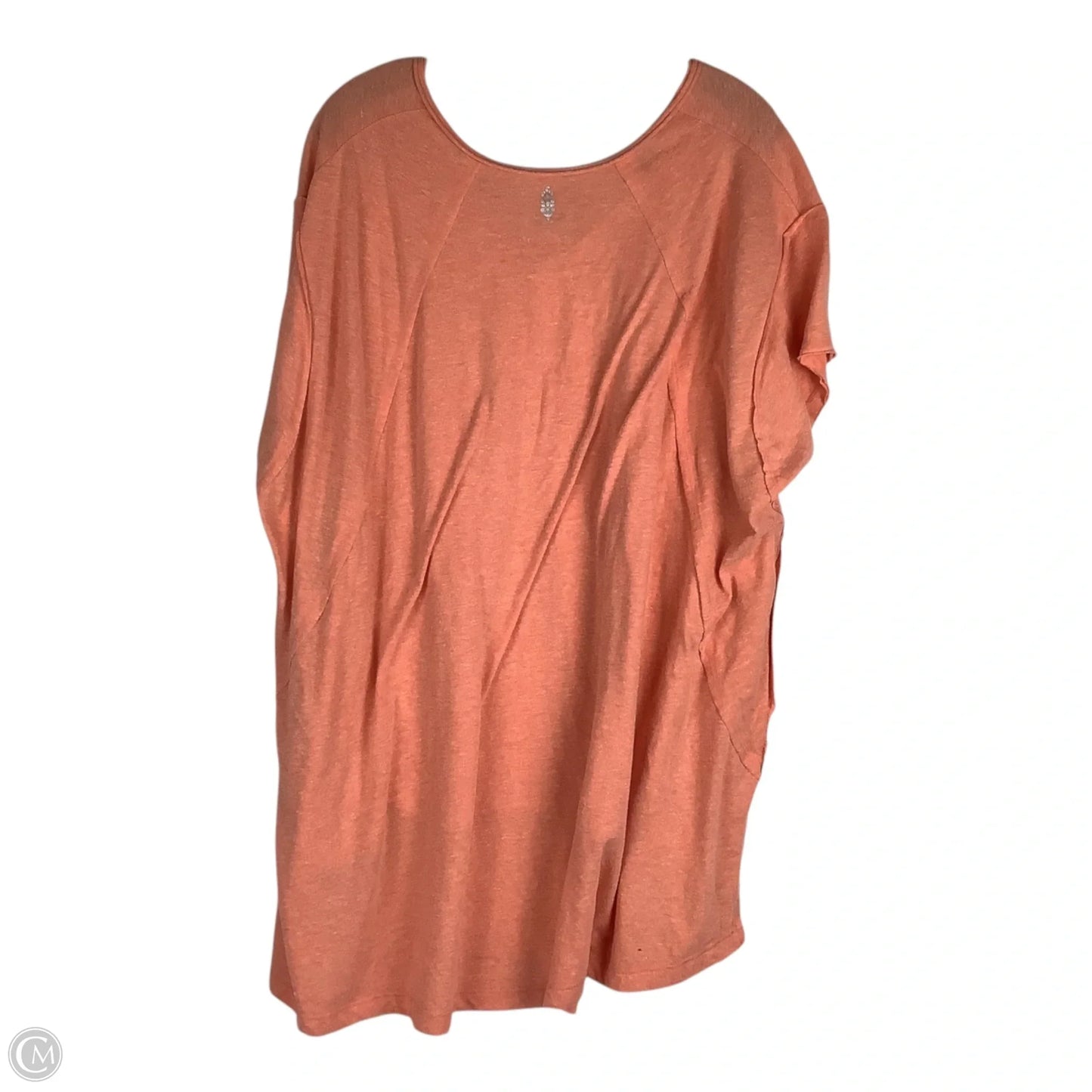 Top Short Sleeve By Free People In Peach, Size: S