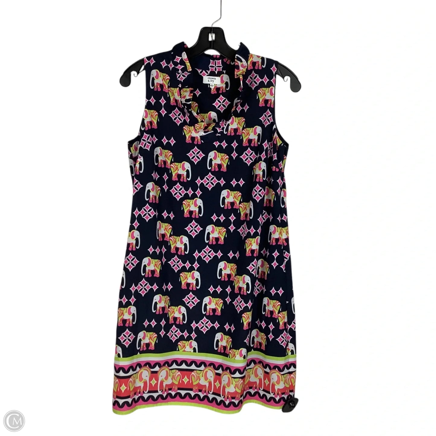 Dress Casual Midi By Crown And Ivy In Navy, Size: 2