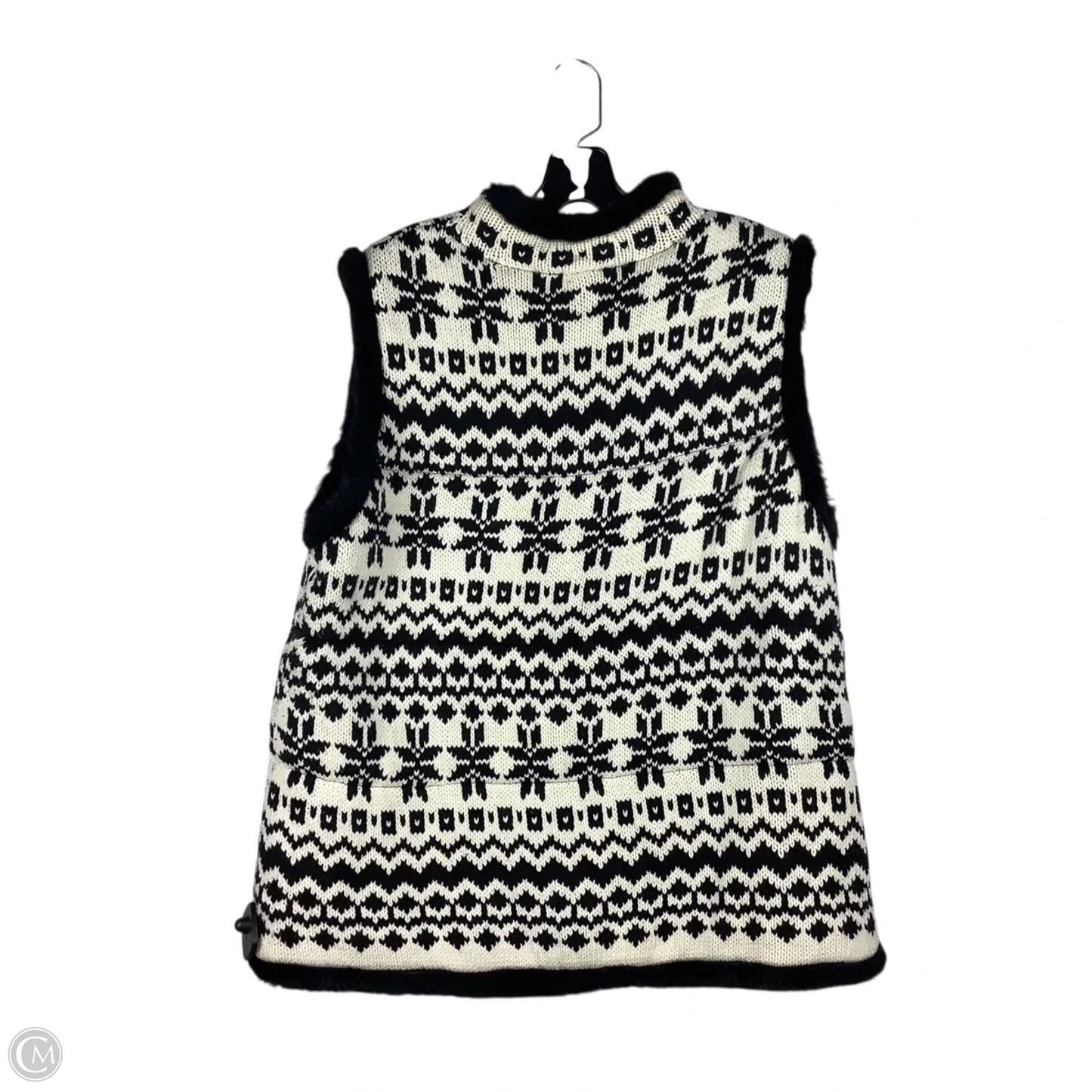 Vest Other By Talbots In Black, Size: 1x
