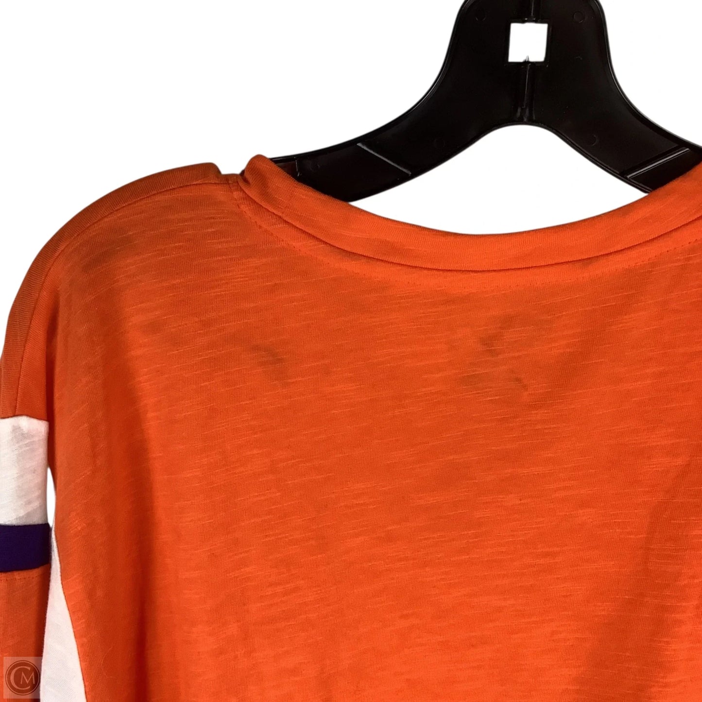 Top Long Sleeve By Champion In Orange, Size: Xl
