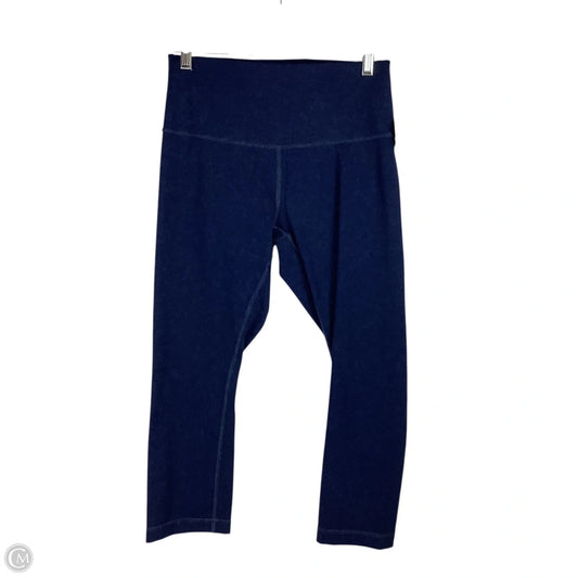 Athletic Capris By Lululemon In Navy, Size: 8