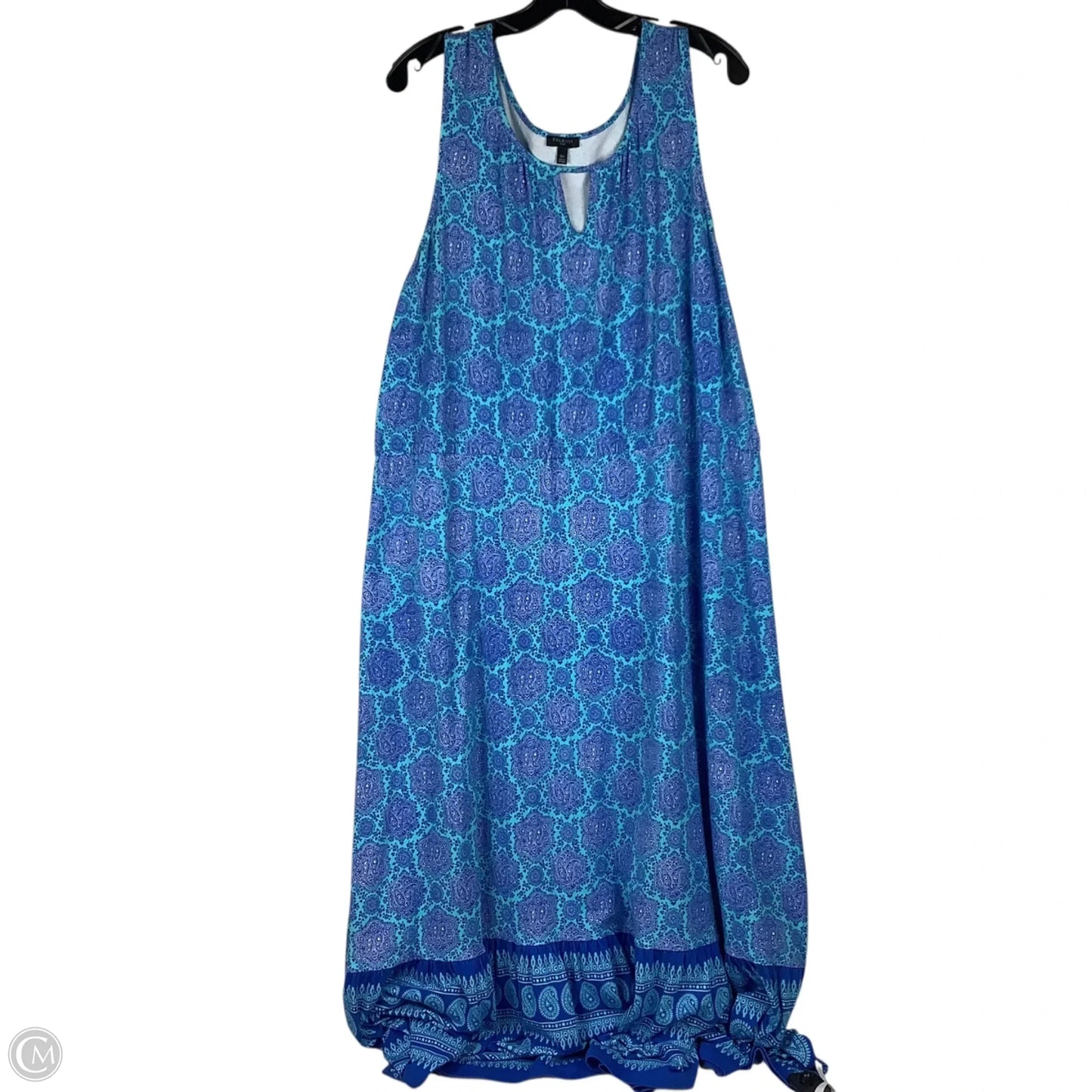 Dress Casual Maxi By Talbots In Blue, Size: 2x