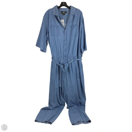 Jumpsuit By Ashley Stewart In Blue, Size: 20