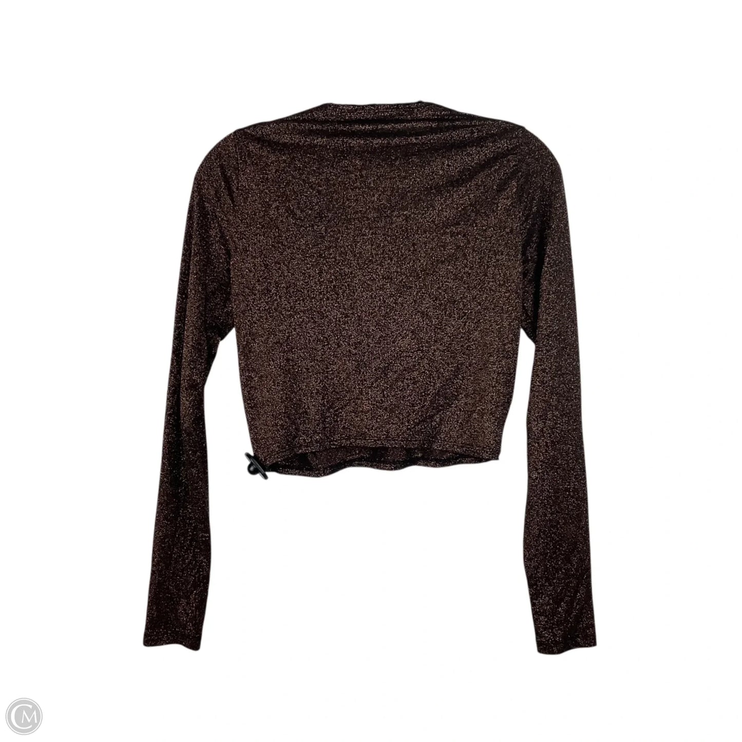 Top Long Sleeve By Abercrombie And Fitch In Bronze, Size: M