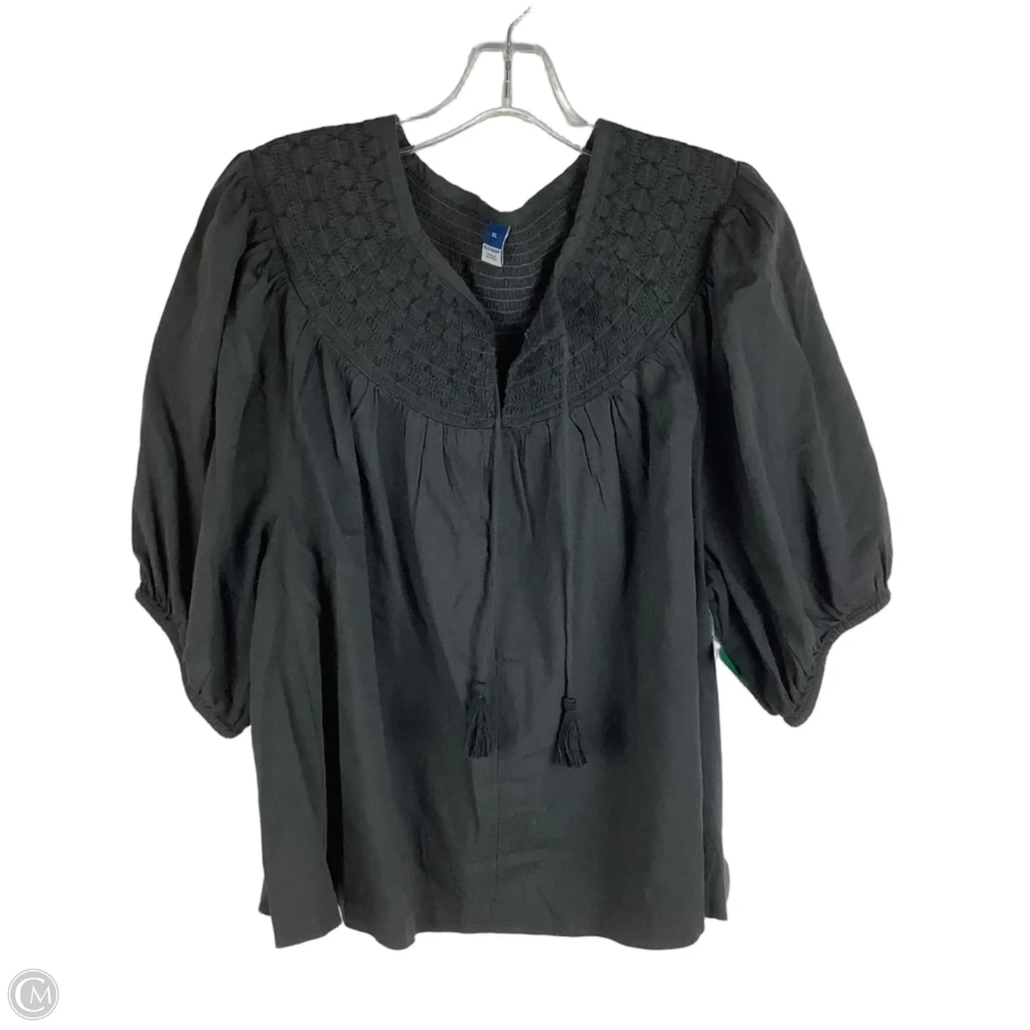 Top Short Sleeve By Old Navy In Grey, Size: Xl