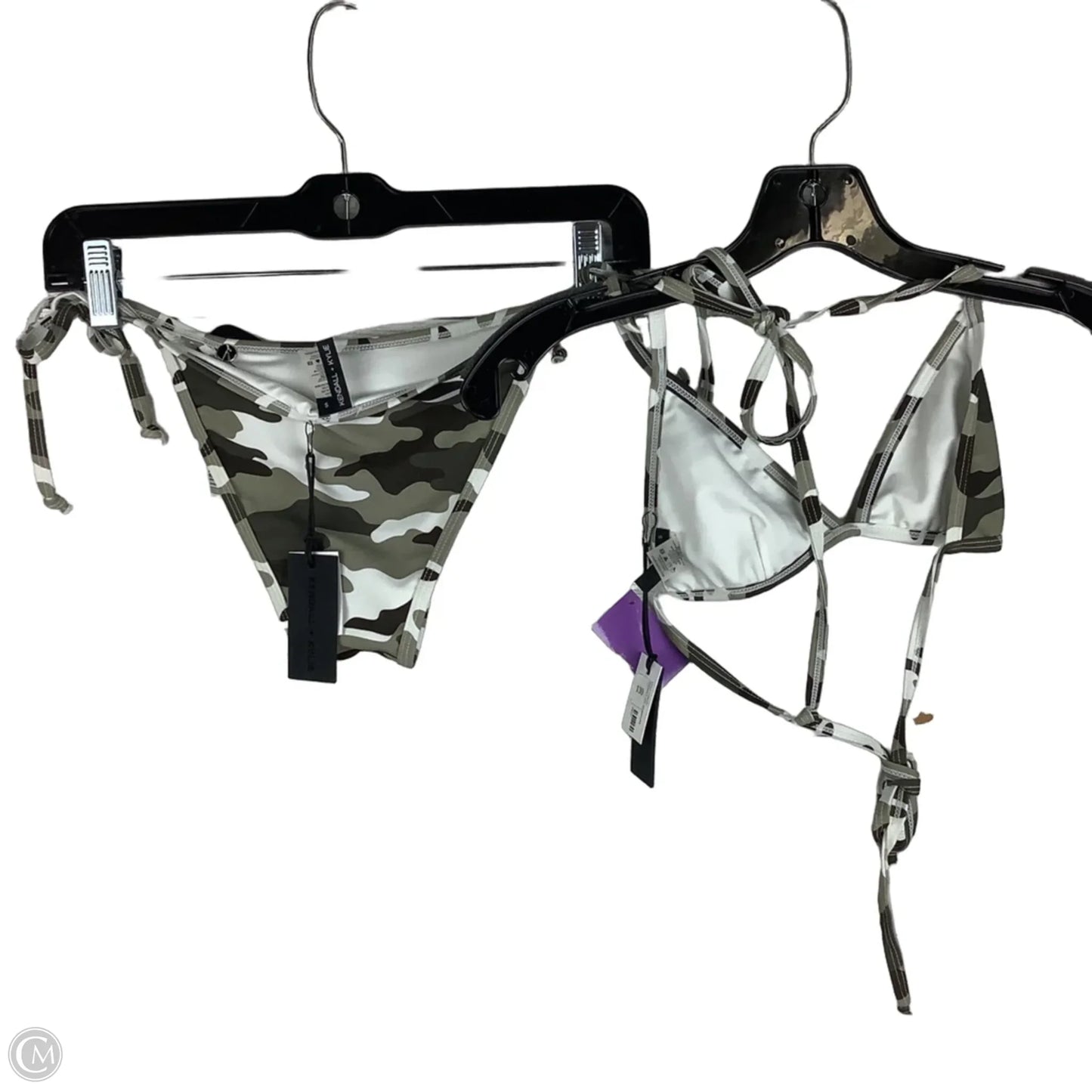 Swimsuit 2pc By Kendall + Kylie In Camouflage Print, Size: S