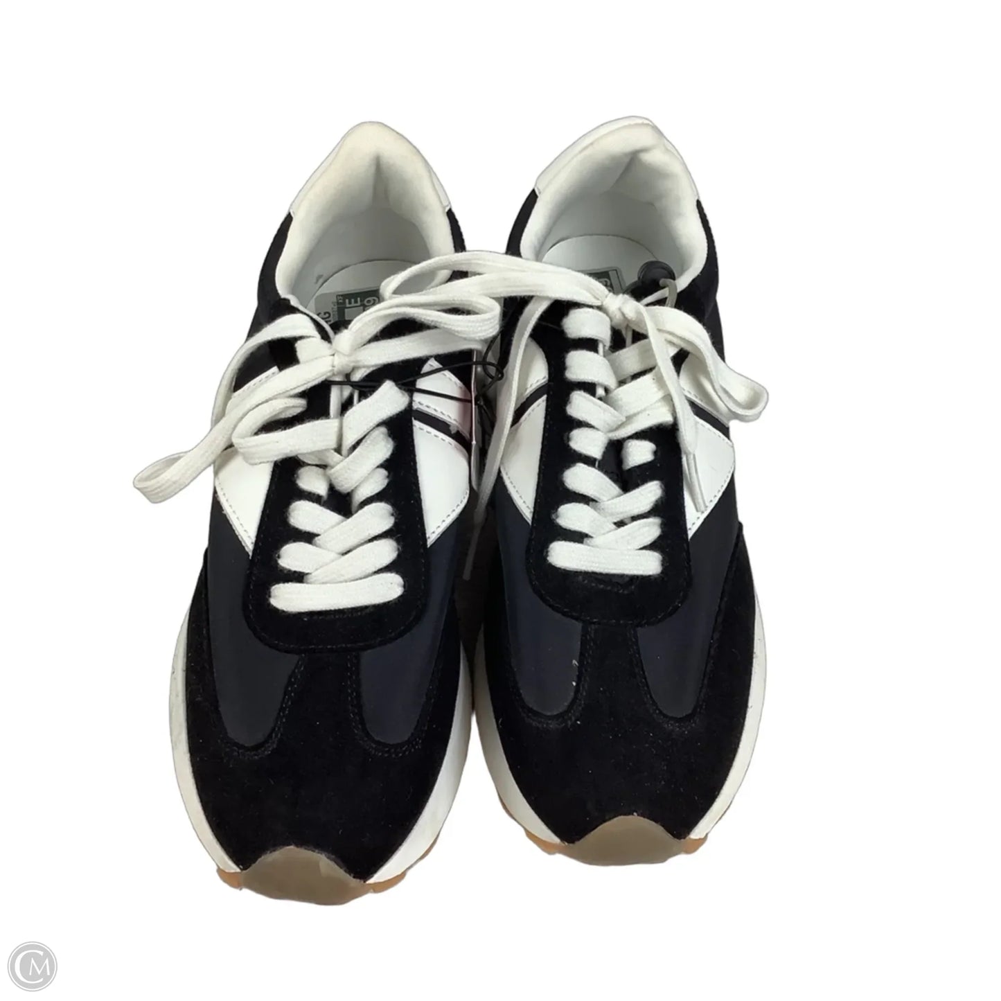 Shoes Sneakers By Steve Madden In Black & White, Size: 10