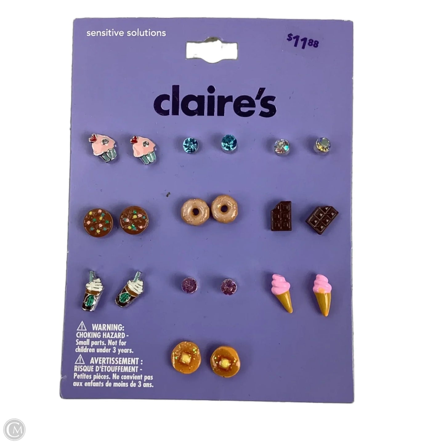 Earrings Stud By Claires, Size:10