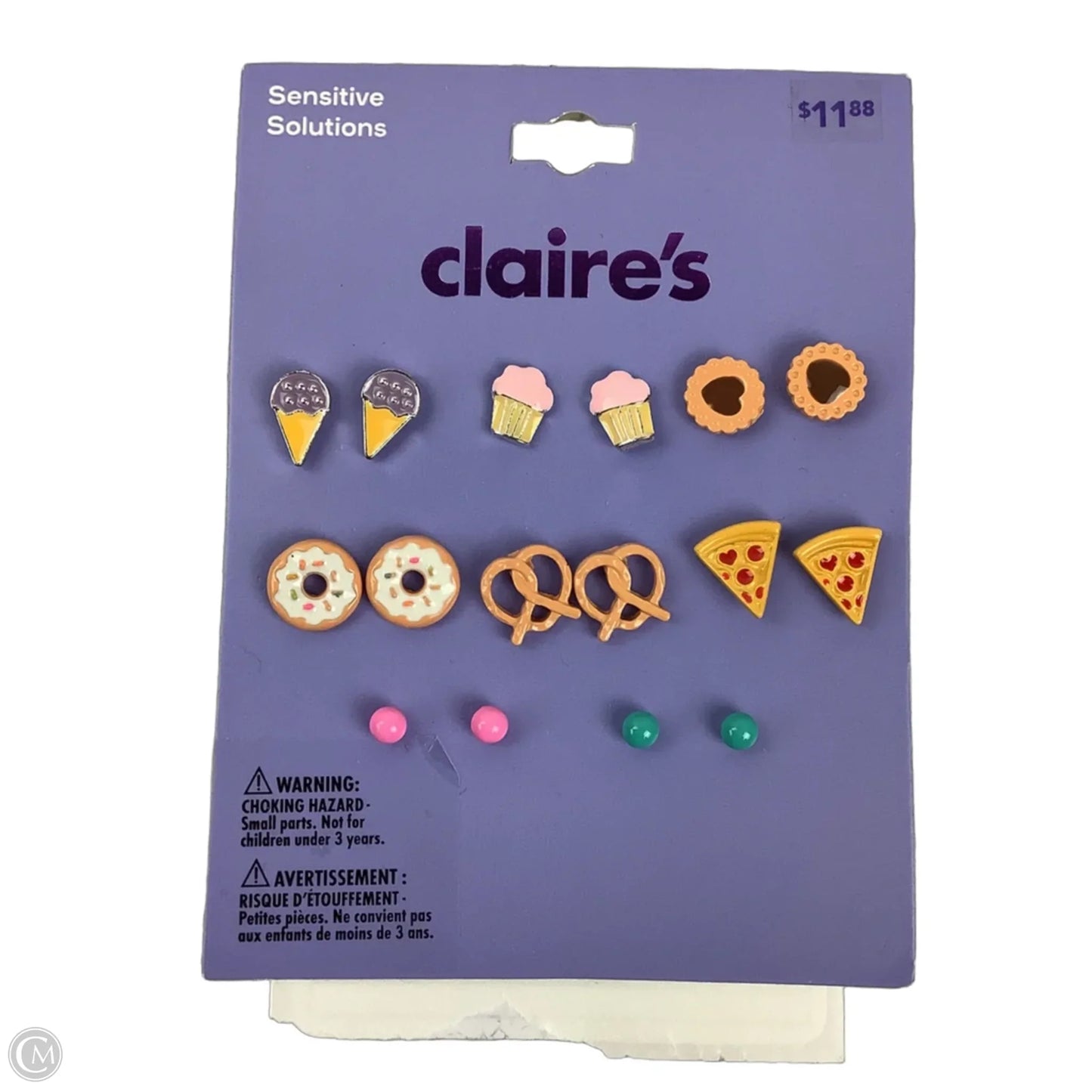 Earrings Stud By Claires, Size: 8