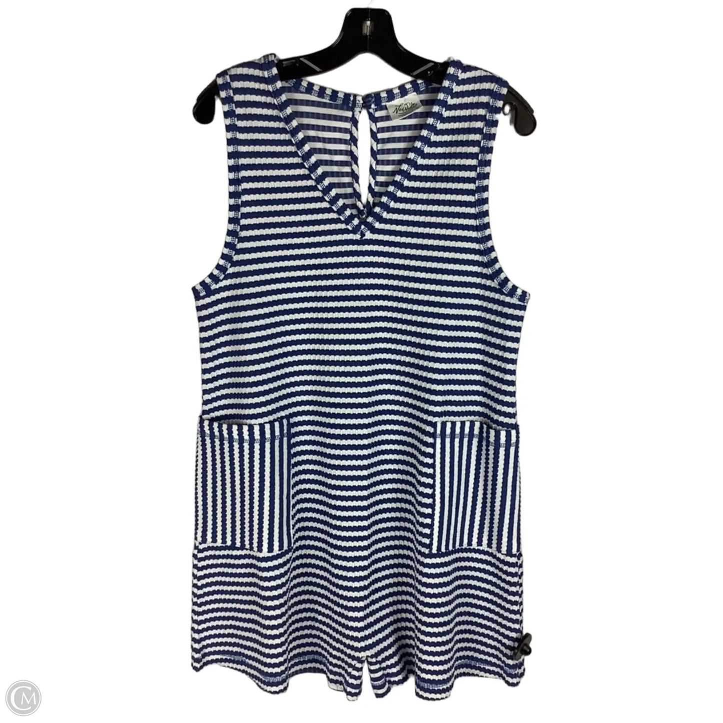 Romper By Clothes Mentor In Striped Pattern, Size: M