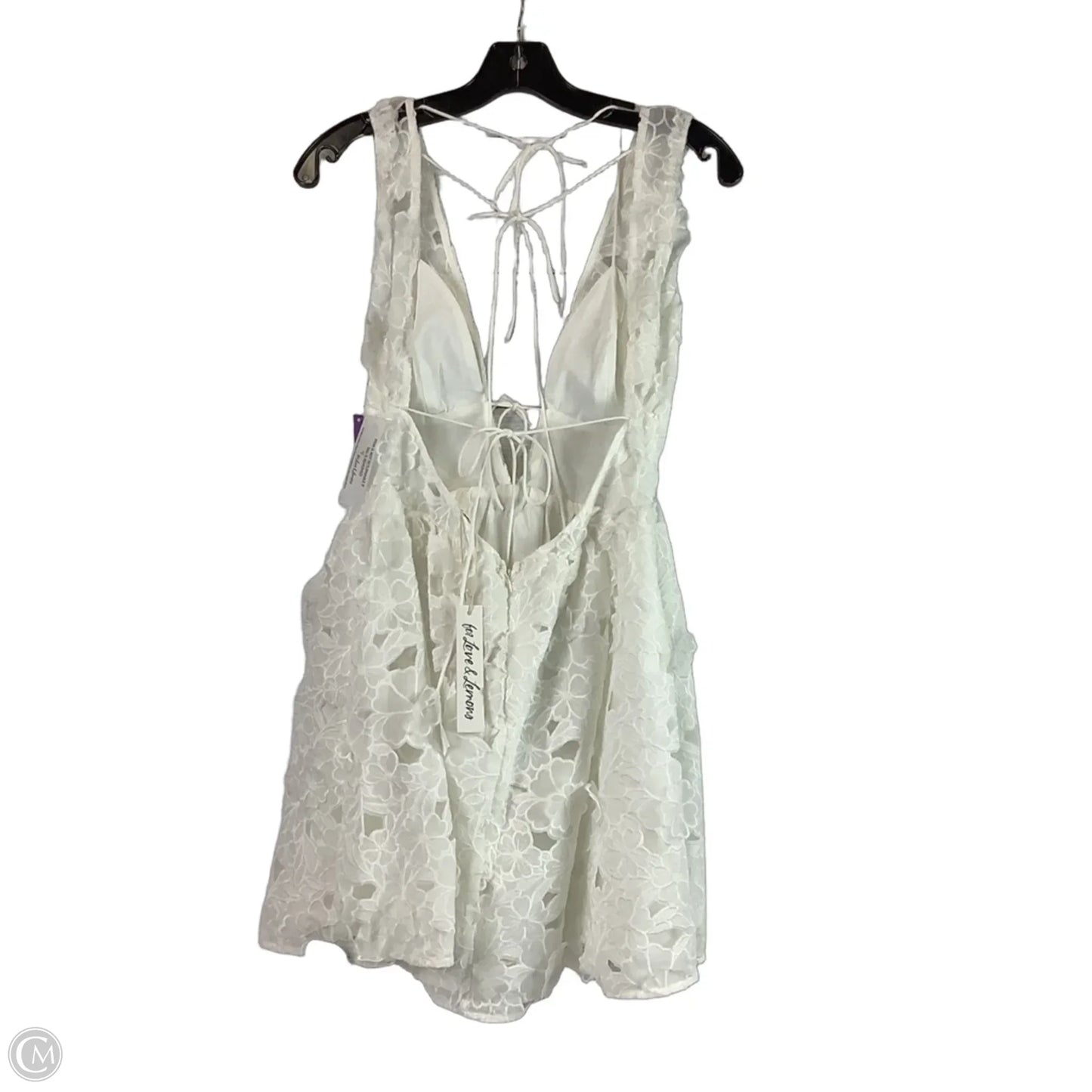 Dress Party Short By For Love & Lemons In White, Size: S