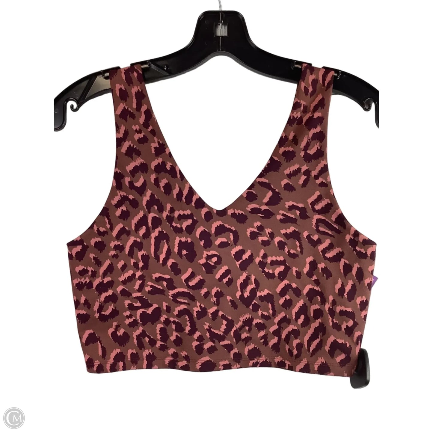 Athletic Tank Top By Aerie In Brown & Purple, Size: M
