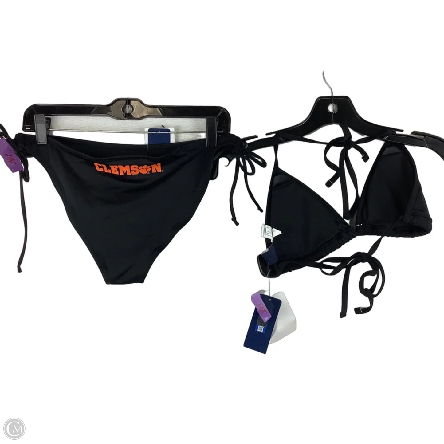 Swimsuit 2pc By Clothes Mentor In Black, Size: topM/bottomsL