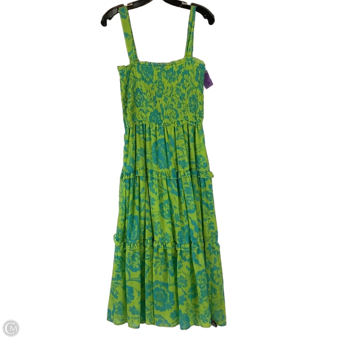 Dress Casual Maxi By Umgee In Blue & Green, Size: M