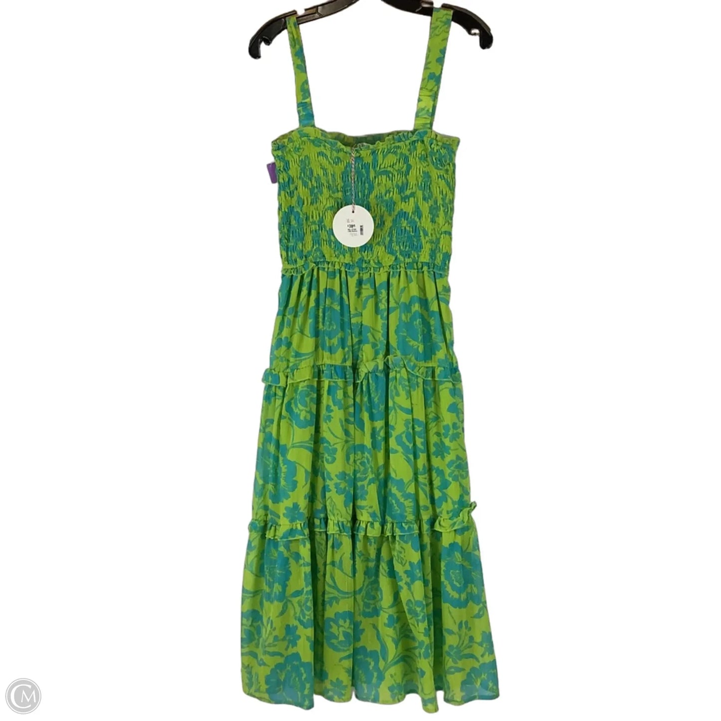Dress Casual Maxi By Umgee In Blue & Green, Size: M