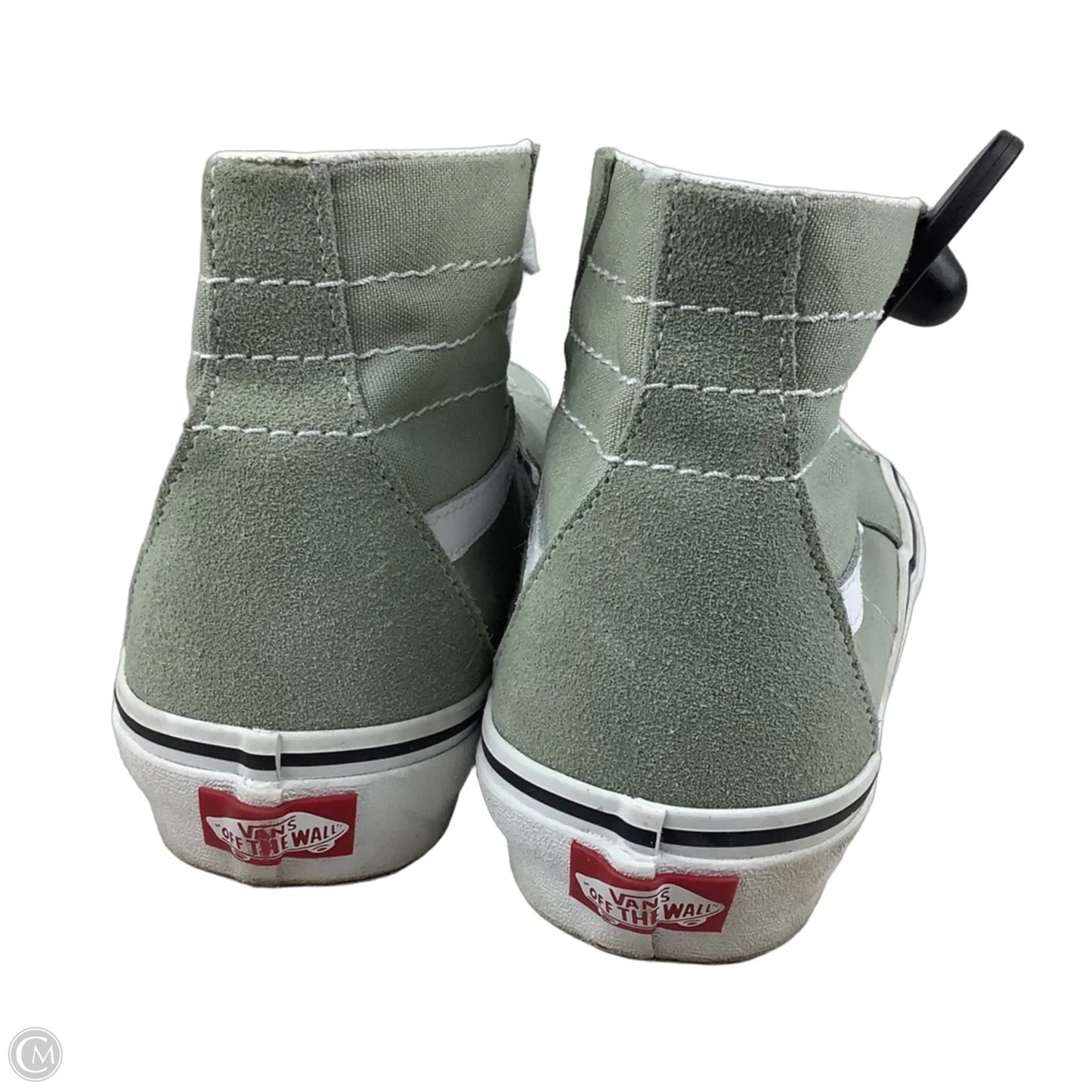 Shoes Sneakers By Vans In Green, Size: 9