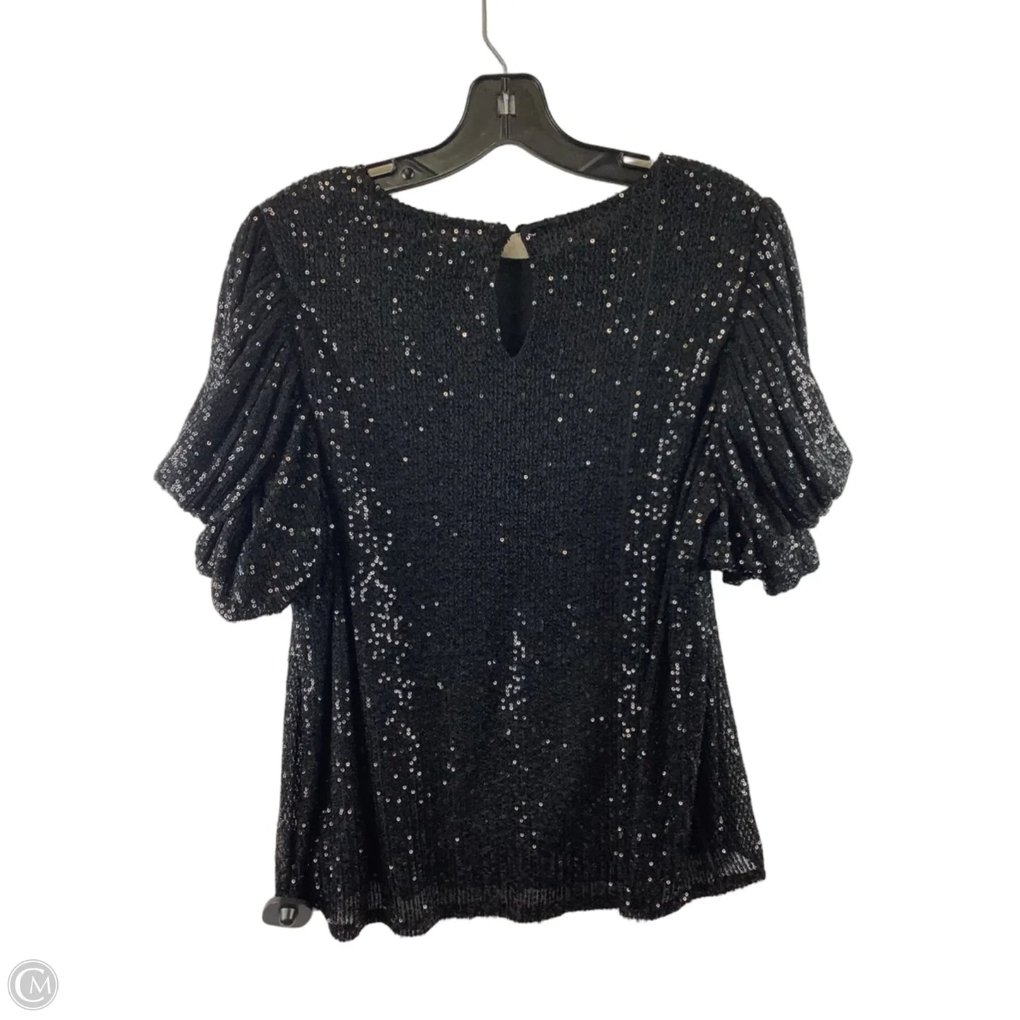 Top Short Sleeve By Entro In Black, Size: M