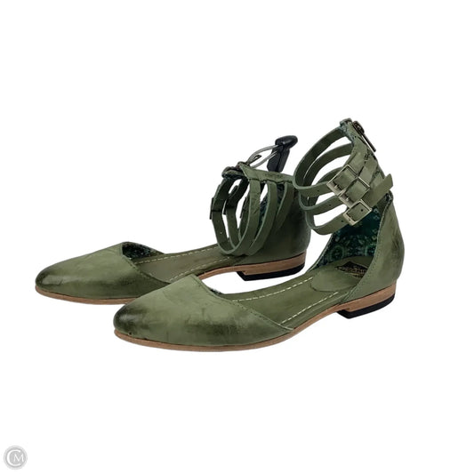 Sandals Flats By Freebird In Green, Size: 8