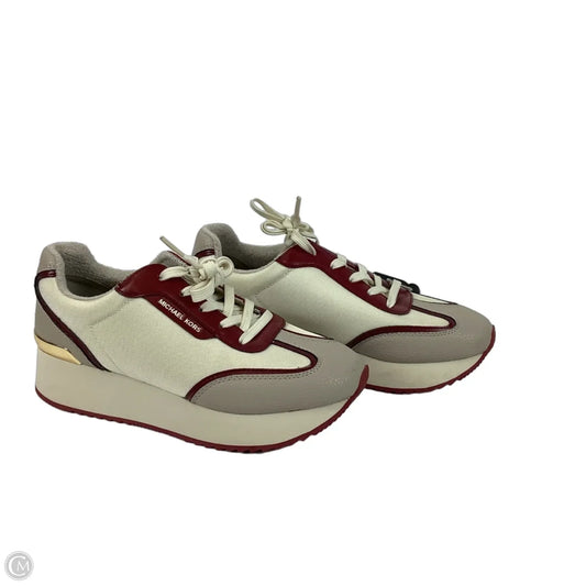 Shoes Designer By Michael Kors In Red, Size: 7