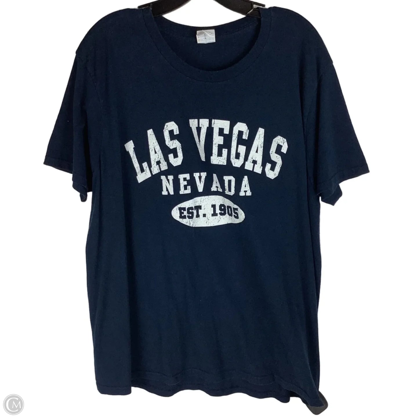 Top Short Sleeve By Clothes Mentor In Blue, Size: Xl