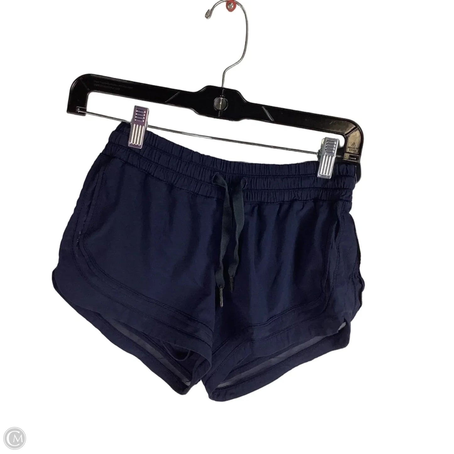 Athletic Shorts By Lululemon In Blue, Size: 4