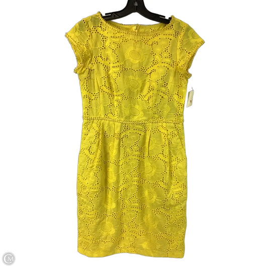 Dress Party Midi By Nanette Lepore In Yellow, Size: 4