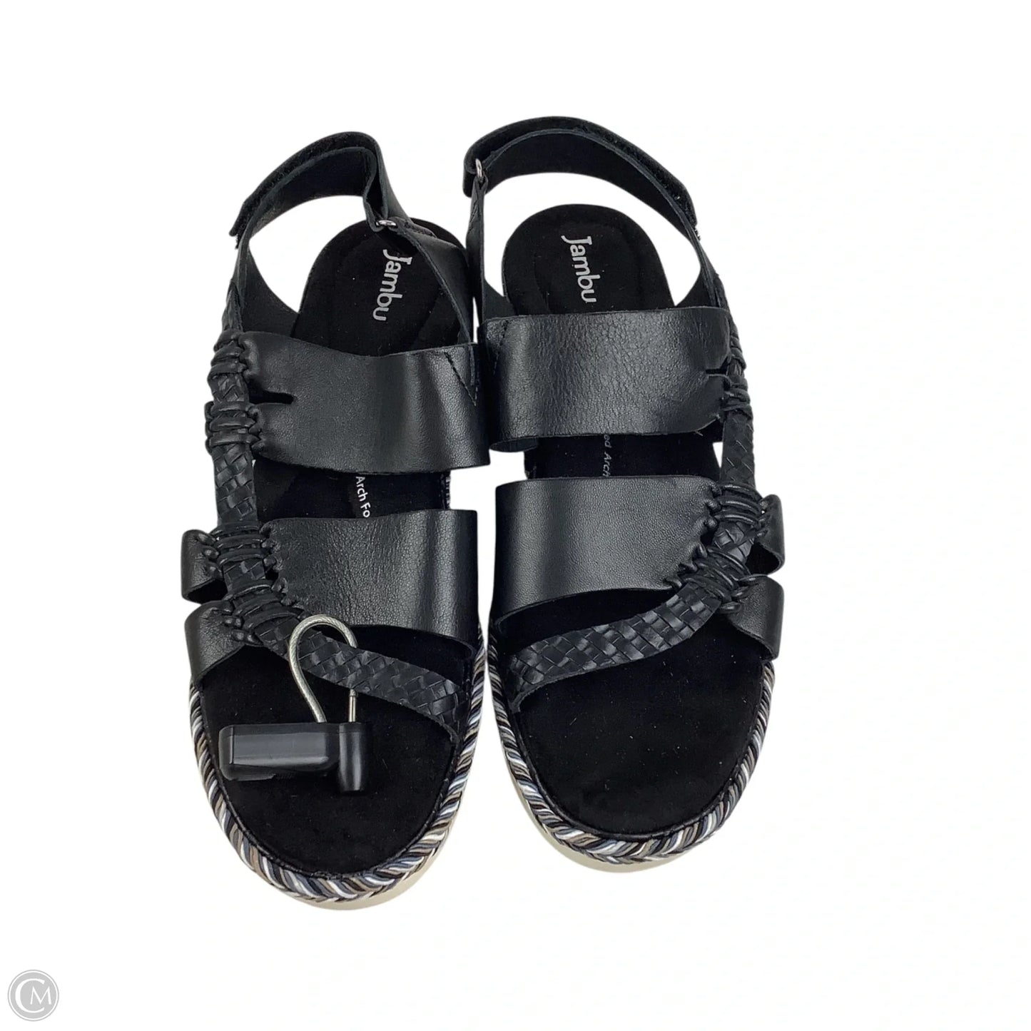 Sandals Heels Platform By Jambu In Black, Size: 8