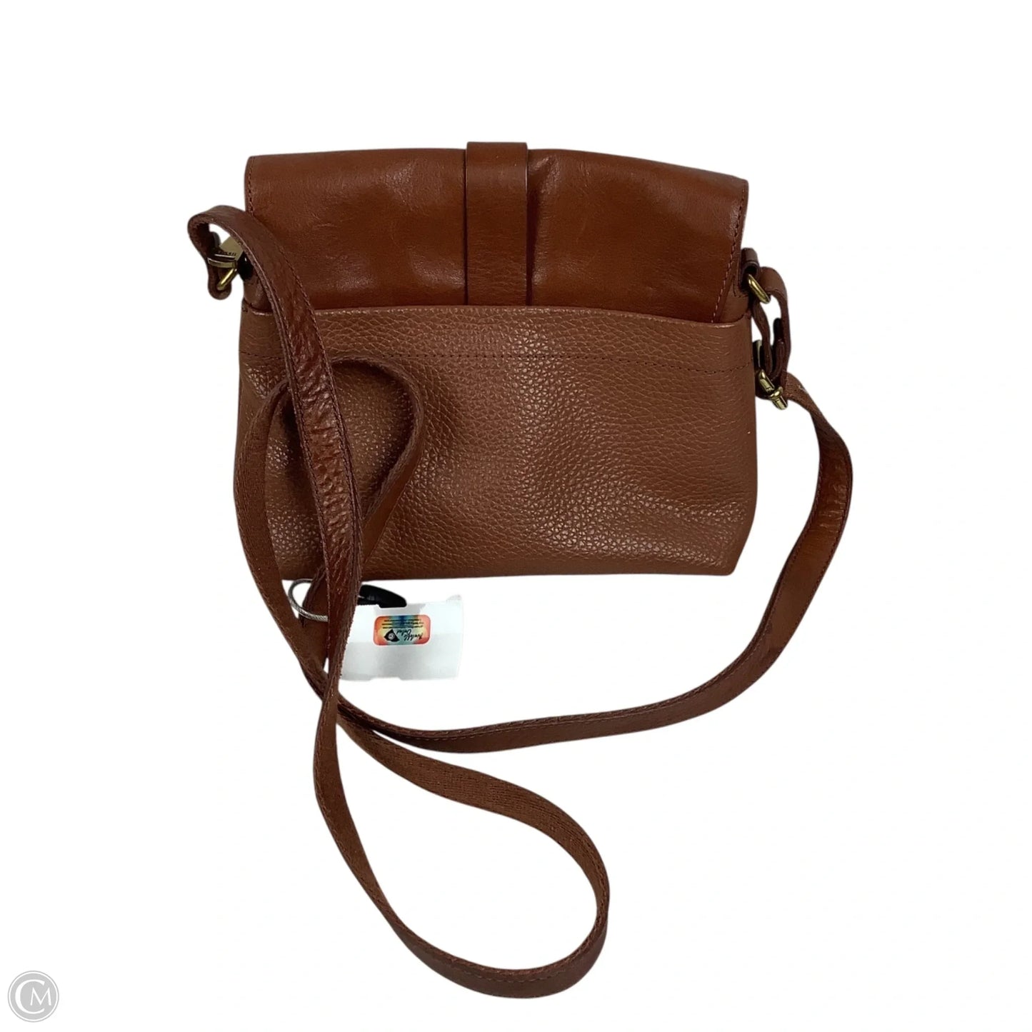 Crossbody Leather By Fossil, Size: Medium