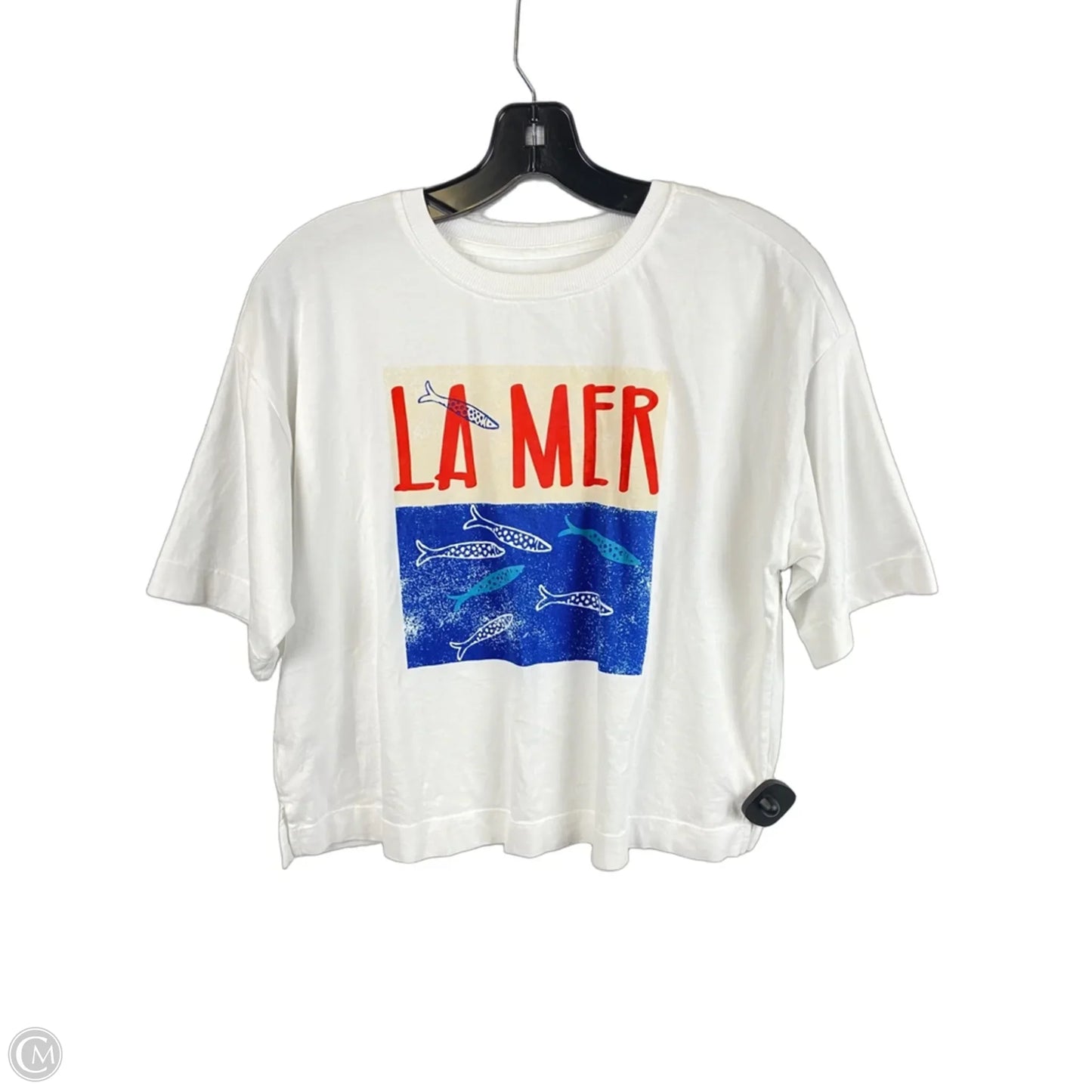 Top Short Sleeve By Loft In White, Size: S