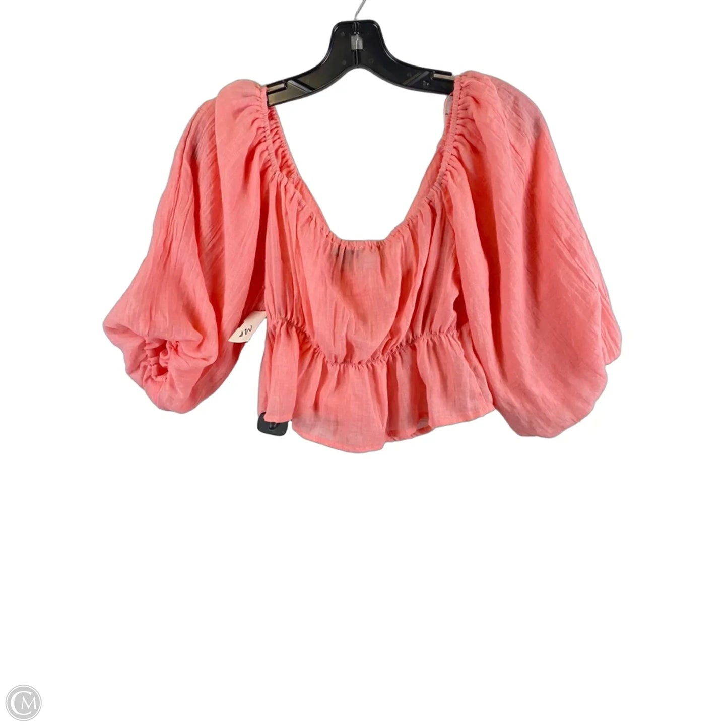 Top Short Sleeve By Hyfve In Pink, Size: S