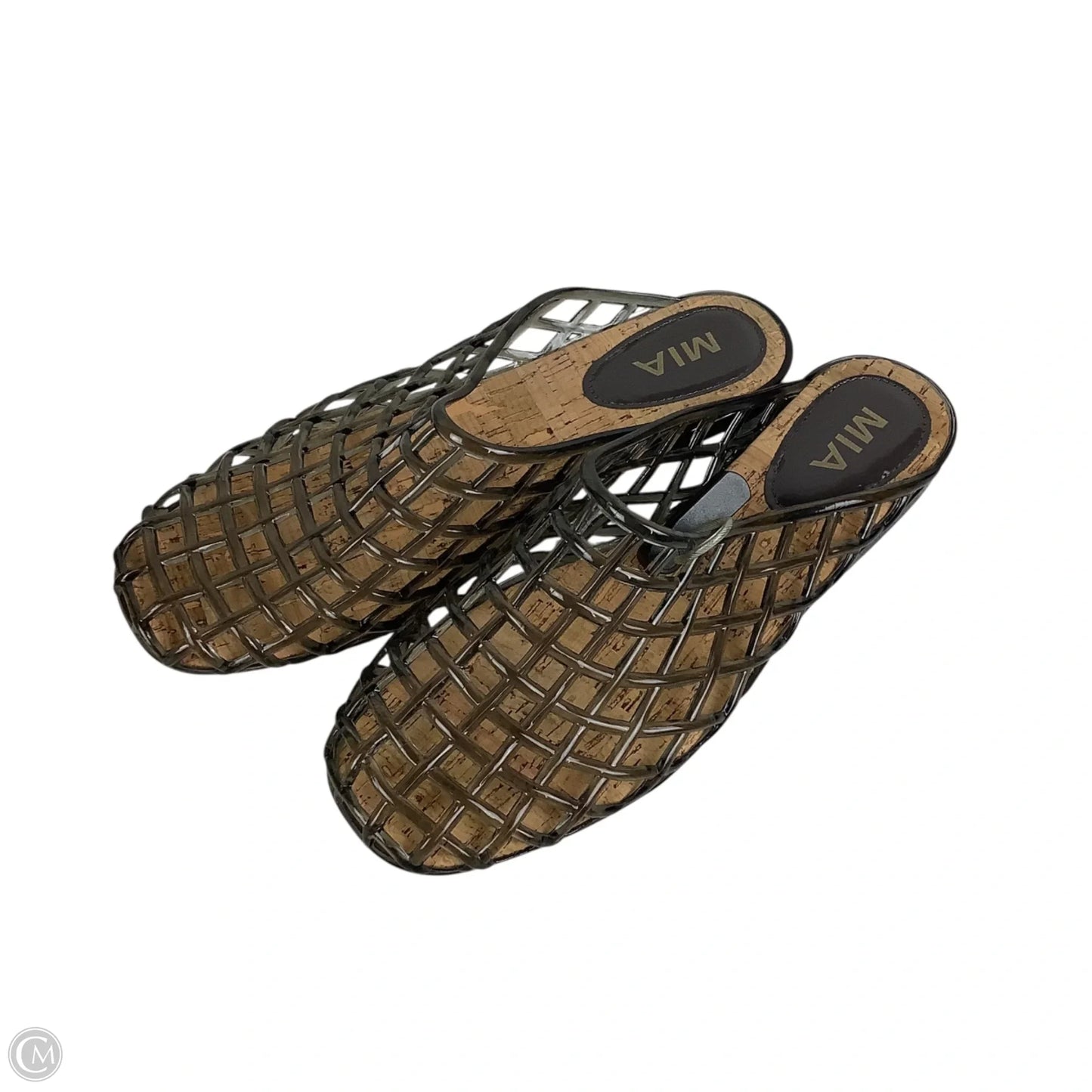 Sandals Flats By Mia In Grey, Size: 10