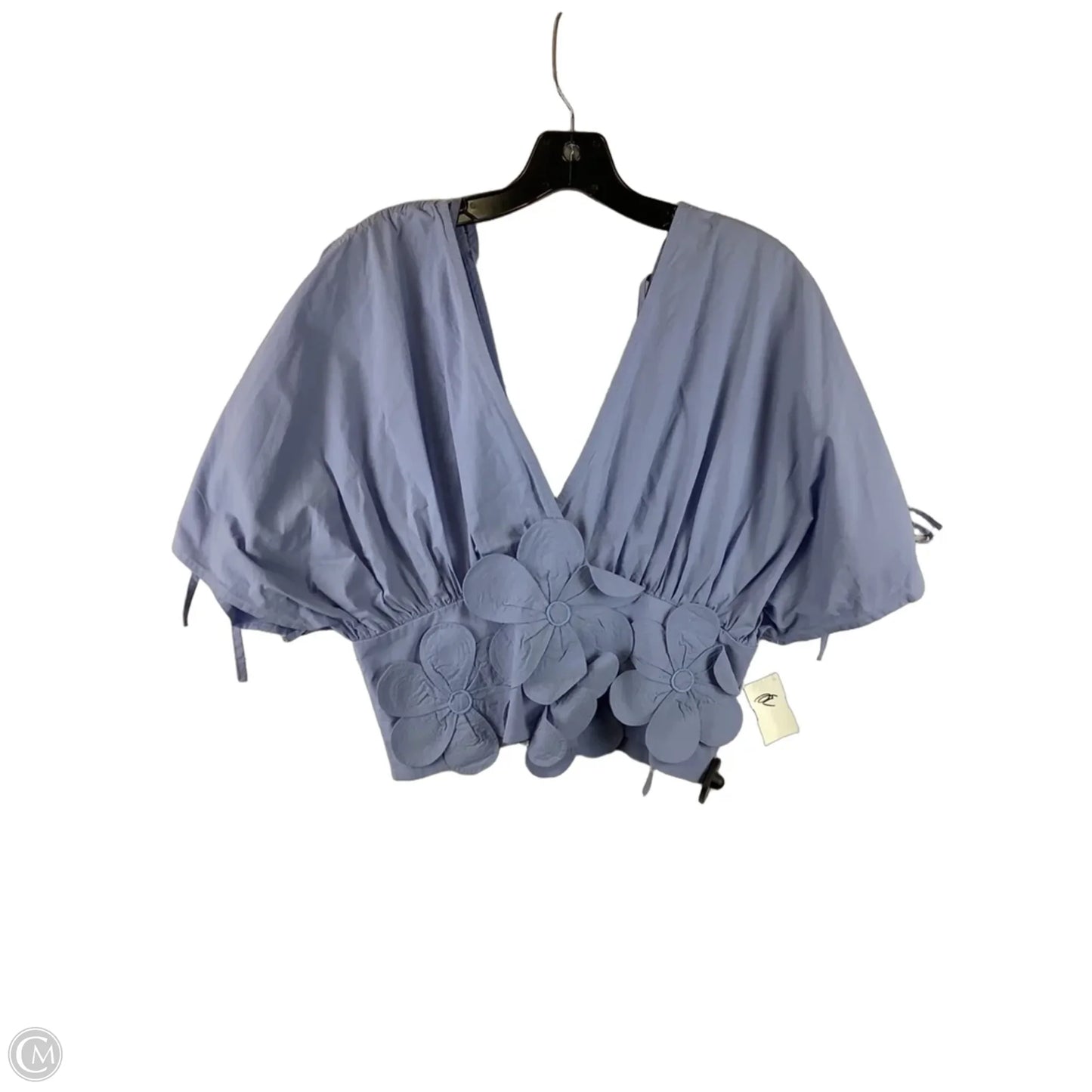 Top Short Sleeve By Clothes Mentor In Blue, Size: L