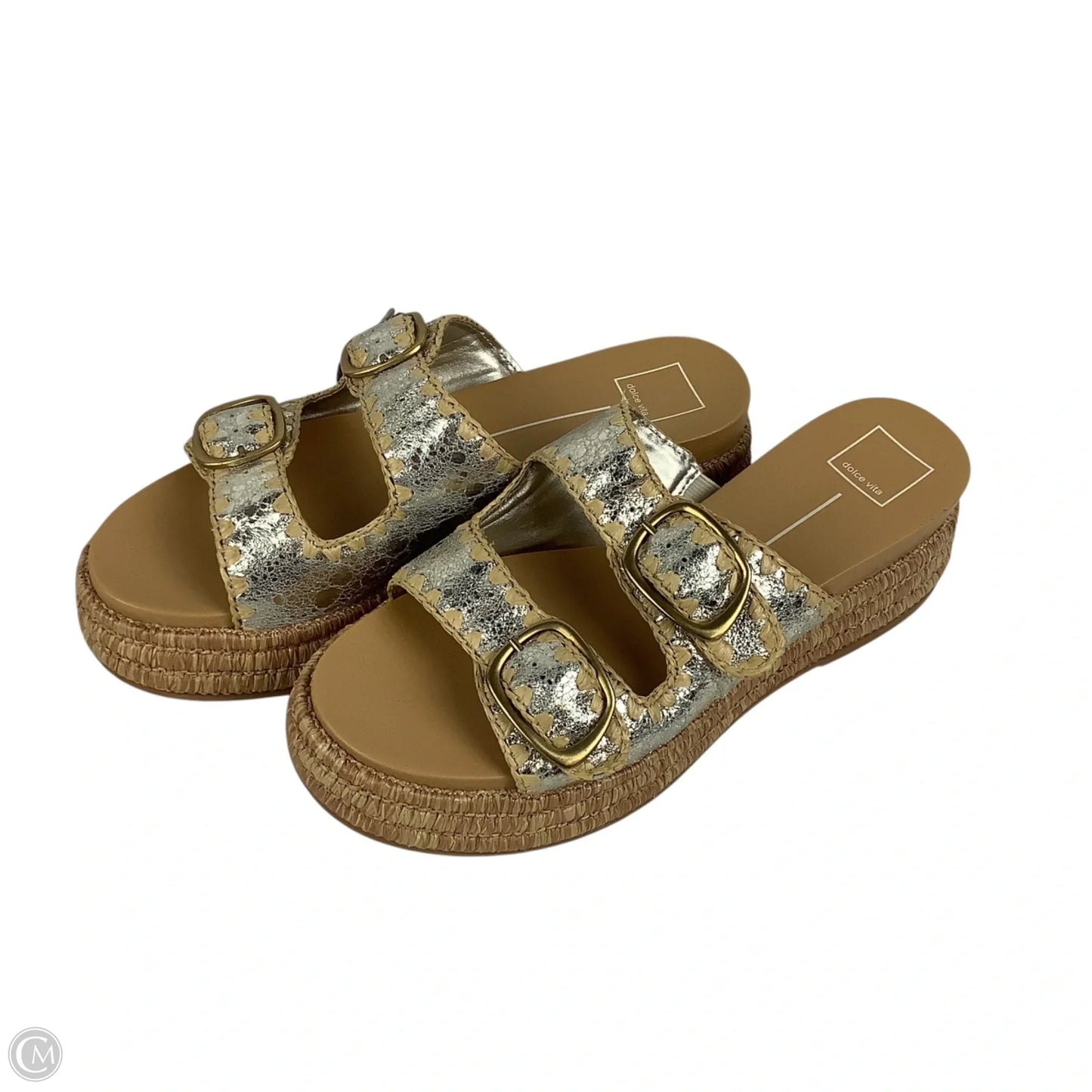 Sandals Heels Platform By Dolce Vita In Tan, Size: 11