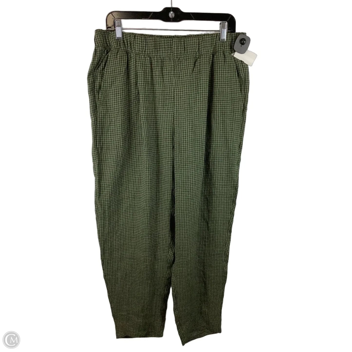 Pants Lounge By Eileen Fisher In Green, Size: M