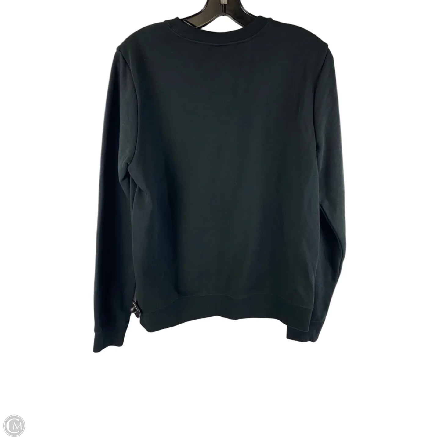 Sweatshirt Collar By Nike In Black & Yellow, Size: S
