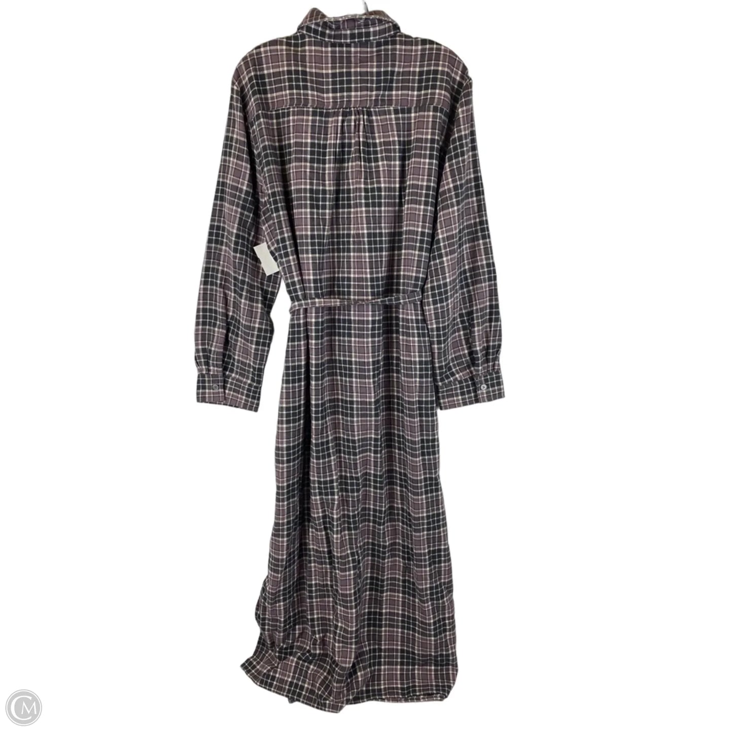 Dress Casual Maxi By Loft In Black & Purple, Size: Xl
