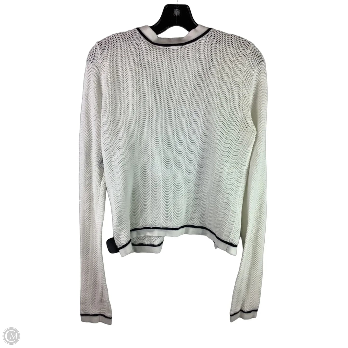 Sweater Cardigan By Cece In White, Size: Xs