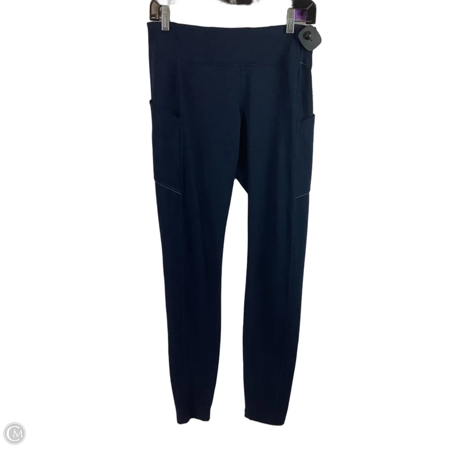 Athletic Leggings By Lululemon In Navy, Size: 8