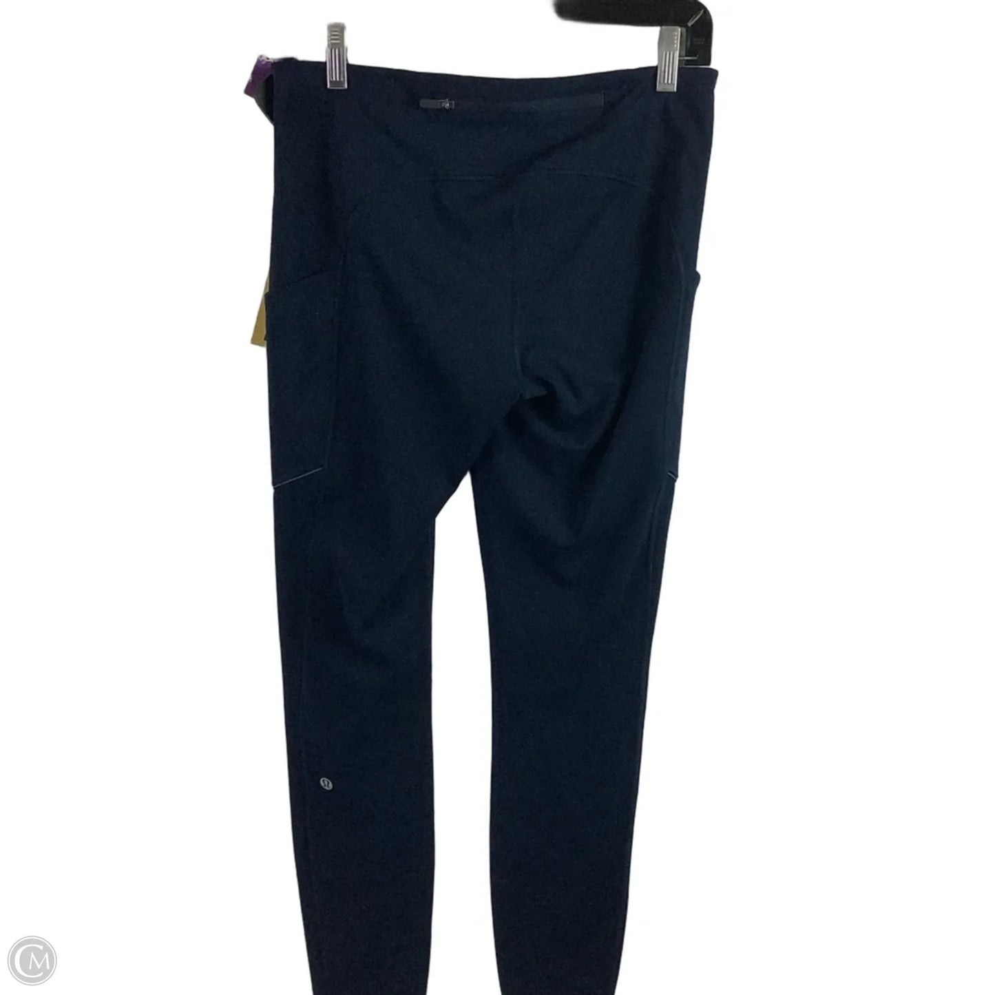 Athletic Leggings By Lululemon In Navy, Size: 8