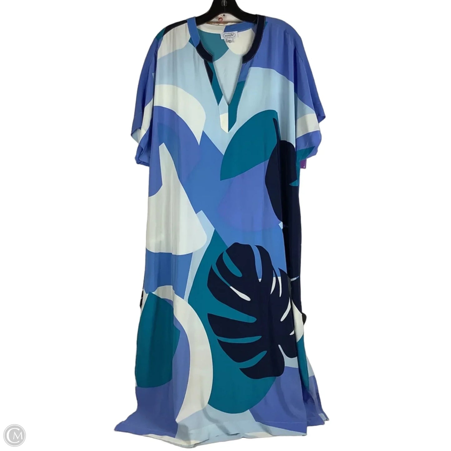 Dress Casual Maxi By Mudpie In Blue, Size: M/L