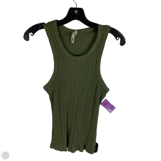 Top Sleeveless Basic By Anthropologie In Green, Size: S