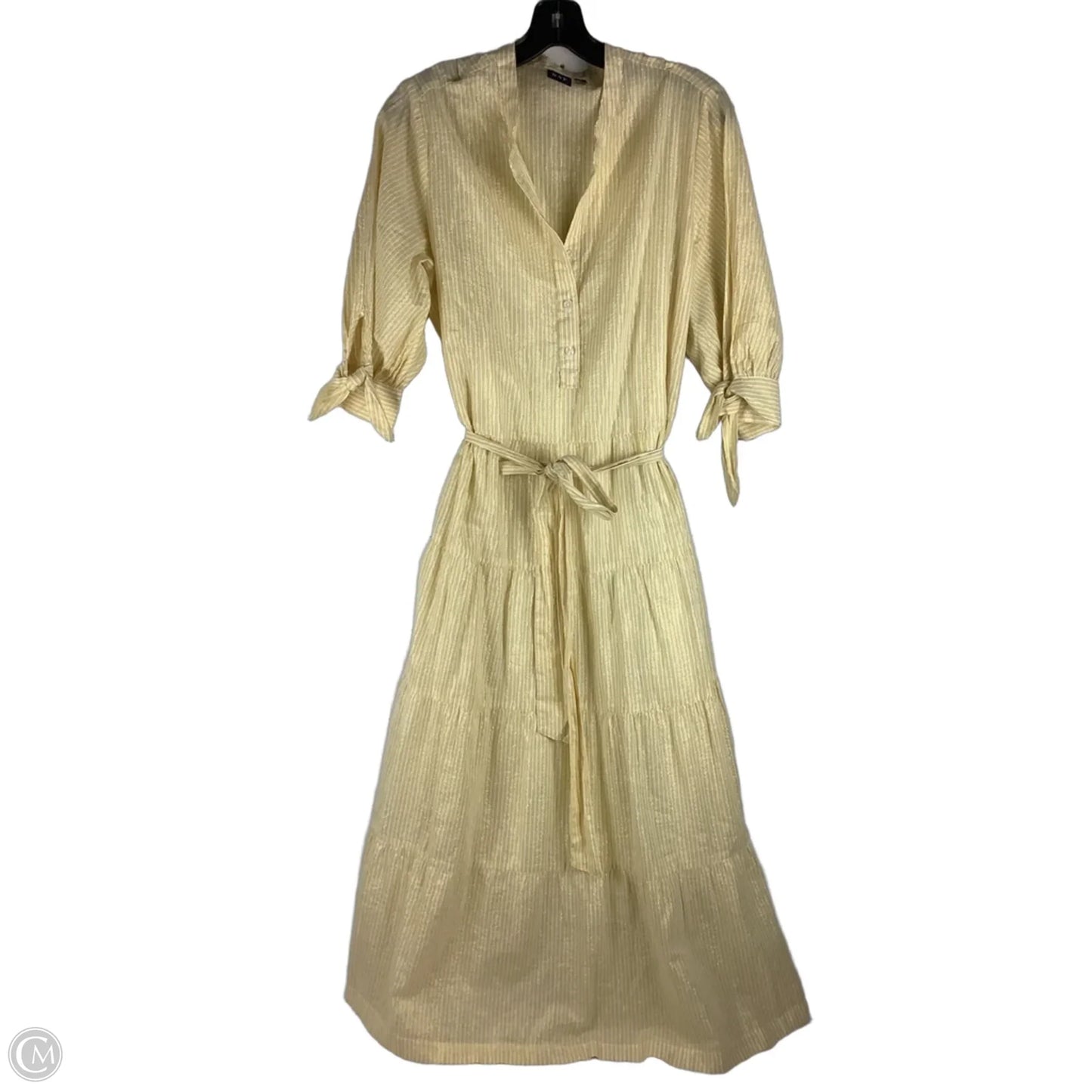 Dress Casual Maxi By Gap In Yellow, Size: L