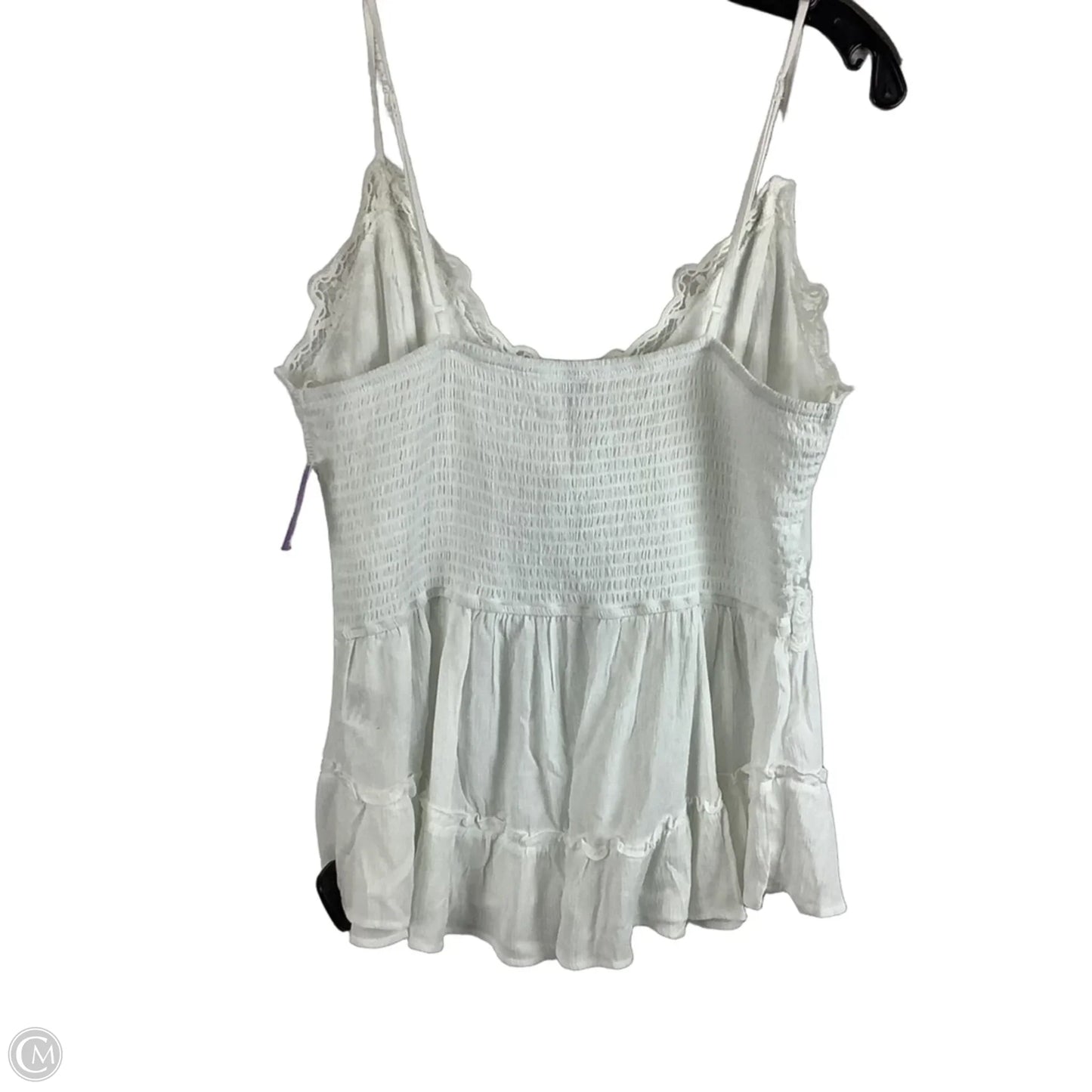 Top Sleeveless By Blue Rain In White, Size: L