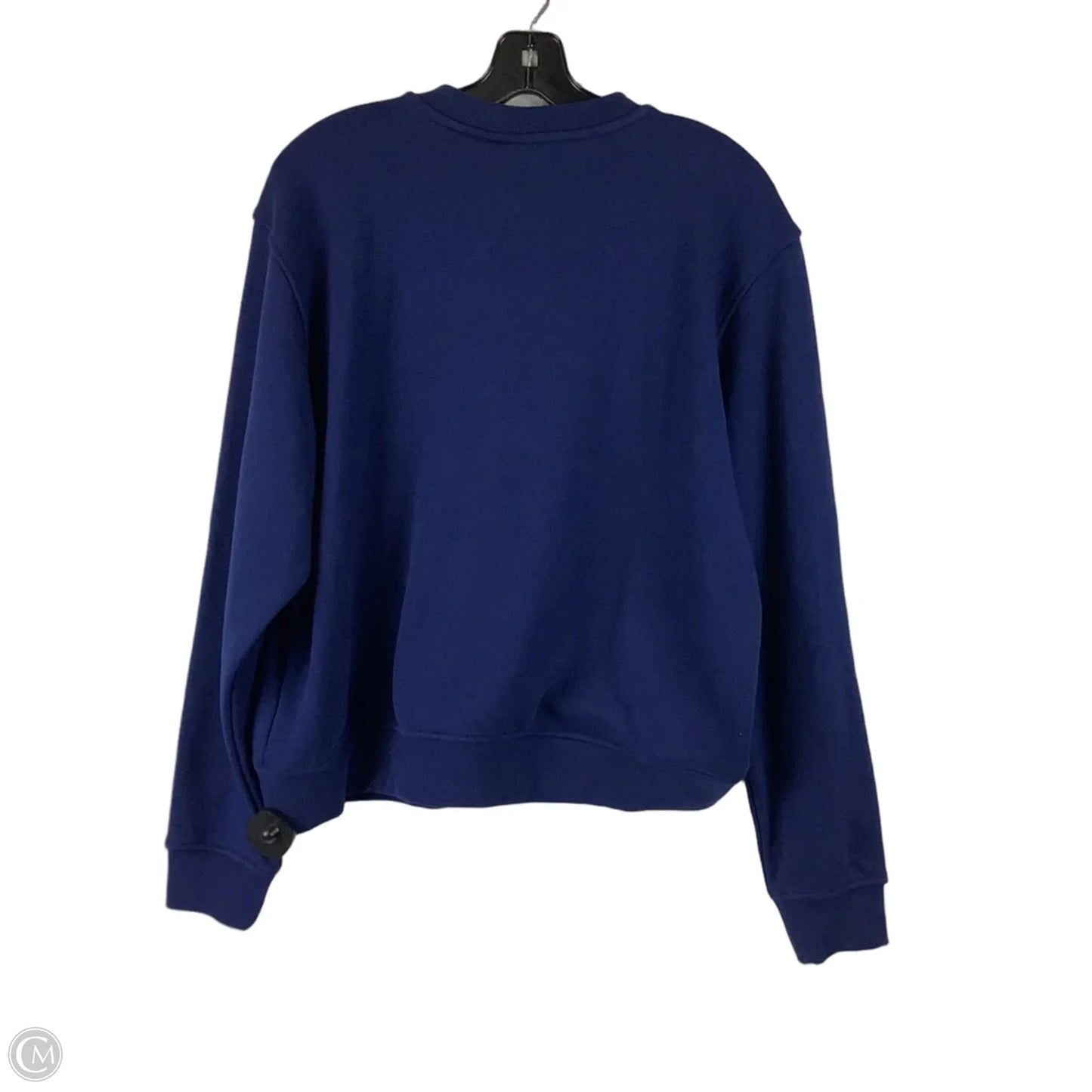 Sweatshirt Collar By Adidas In Blue, Size: L