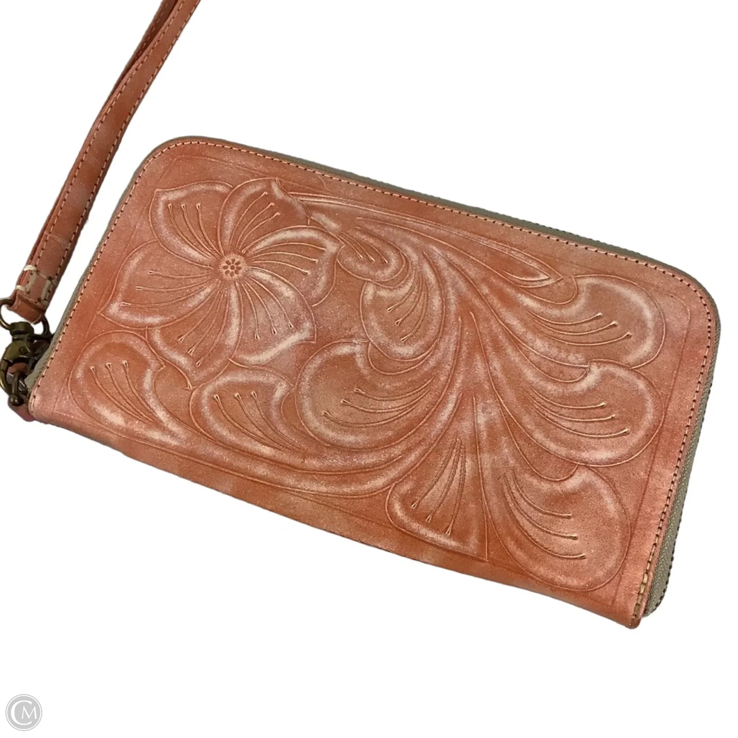 Wristlet Leather By Clothes Mentor, Size: Medium